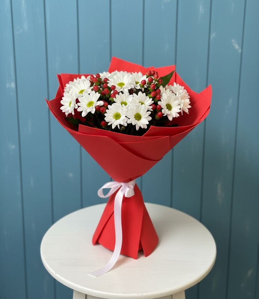 Букет цветов из: Хризантемы в Комсомольском Республики Мордовия