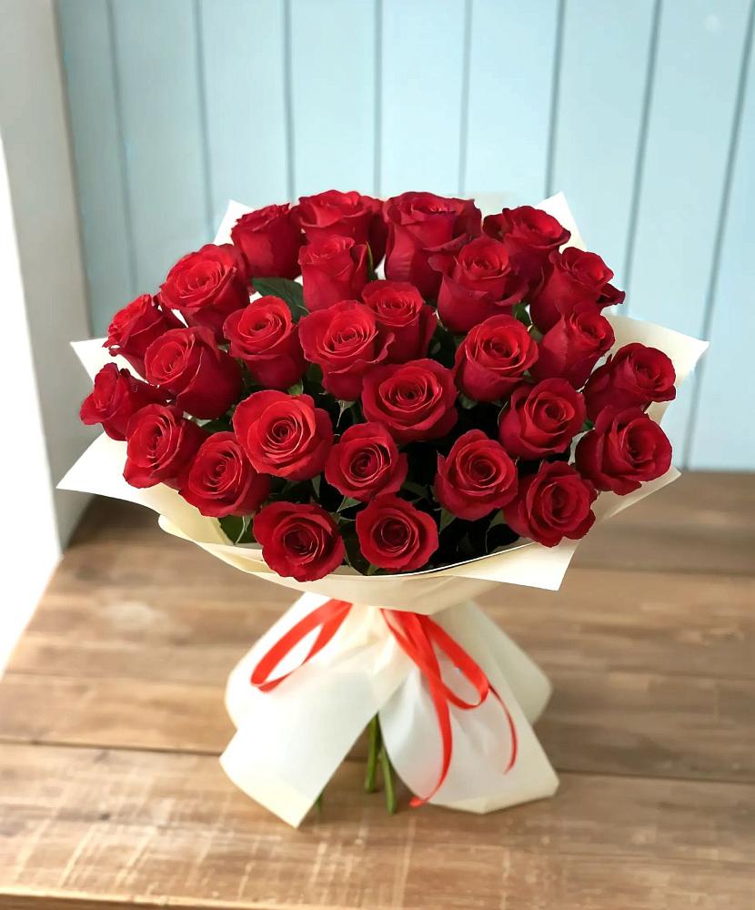 Букет 29 Красных роз в Комсомольском Республики Мордовия