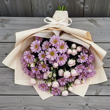 Букет цветов из:  Розы и Хризантемы #REPLACE_PRED# Комсомольском Республики Мордовия