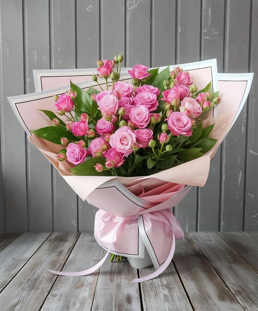 Букет Розовый кустик в Комсомольском Республики Мордовия