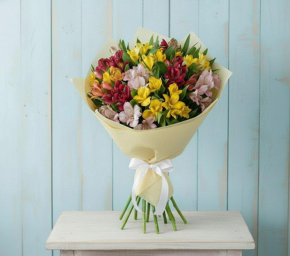 Букет цветов из: Альстромерии в Комсомольском Республики Мордовия