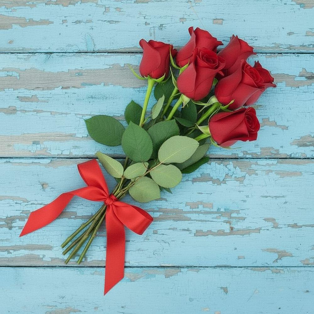 Букет Красные розы в Комсомольском Республики Мордовия