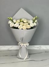 Букет цветов из:  Розы и Лизиантусы в Комсомольском Республики Мордовия